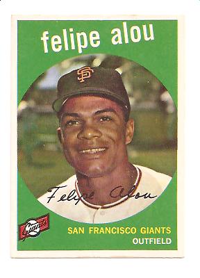 1959 Topps #102 Felipe Alou RC