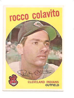 1959 Topps #420 Rocky Colavito