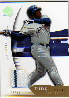 2005 SP Authentic Jersey Gold #93 Tony Gwynn