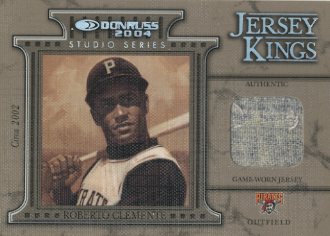 2004 Donruss Jersey Kings Studio Series #8 Roberto Clemente 02