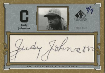 2001 SP Legendary Cuts Autographs #CJJ Judy Johnson/9