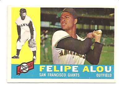 1960 Topps #287 Felipe Alou