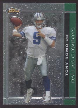 2007 Finest Green Refractors #4 Tony Romo
