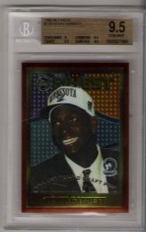 1995-96 Finest Kevin Garnett BGS  9.5 ROOKIE! BEAUTIFUL!!