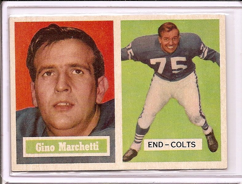 1957 Topps #5 Gino Marchetti
