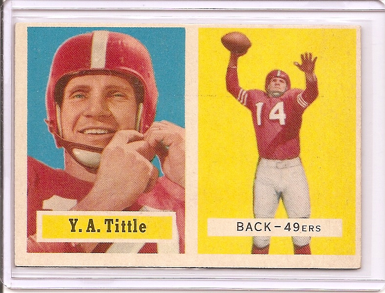 1957 Topps #30 Y.A.Tittle