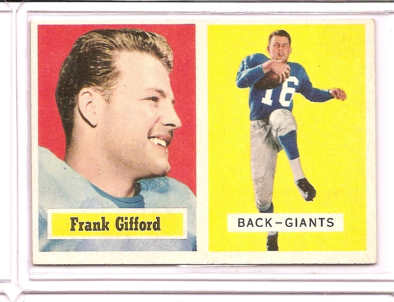 1957 Topps #88 Frank Gifford