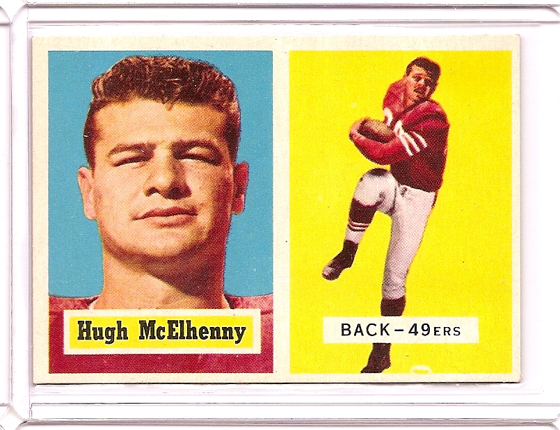 1957 Topps #95 Hugh McElhenny