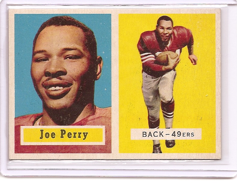 1957 Topps #129 Joe Perry DP