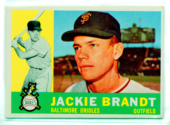1960 Topps #53 Jackie Brandt