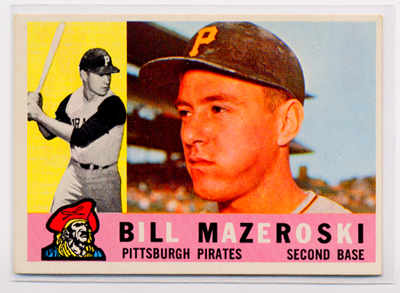1960 Topps #55 Bill Mazeroski