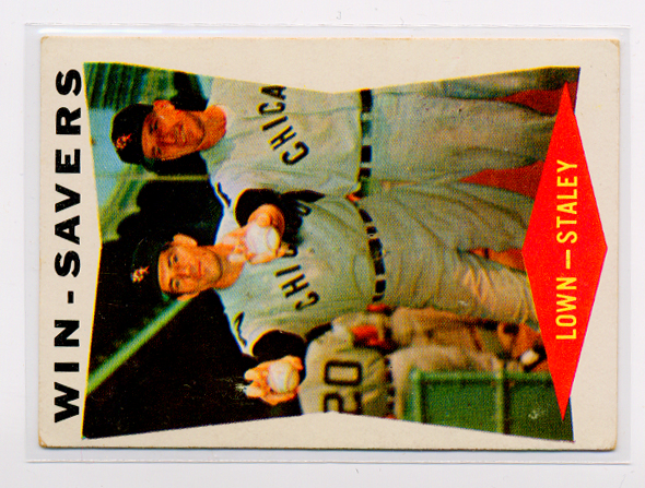 1960 Topps #57 Win Savers/Turk Lown/Gerry Staley