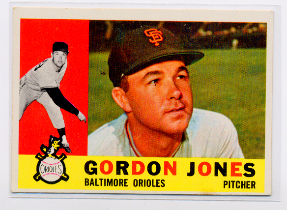 1960 Topps #98 Gordon Jones
