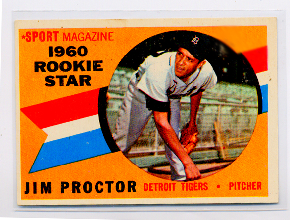 1960 Topps #141 Jim Proctor RS RC
