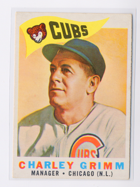 1960 Topps #217 Charlie Grimm MG