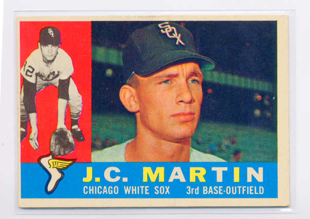 1960 Topps #346 J.C. Martin UER RC/(Face actually/Gary Peters)