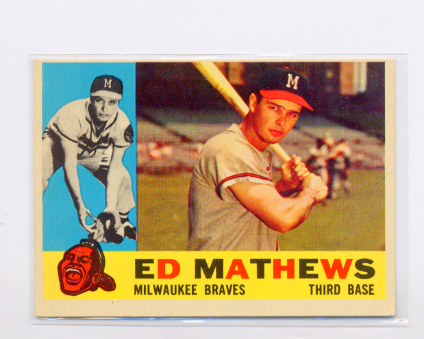 1960 Topps #420 Eddie Mathews