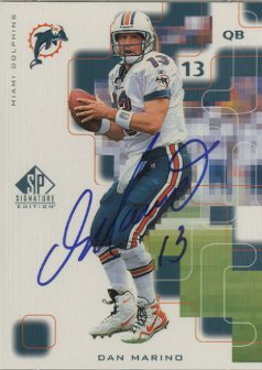 1999 SP Signature Autographs #DM Dan Marino