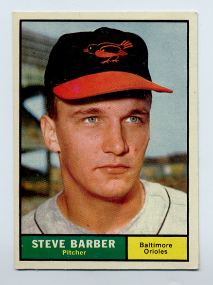 1961 Topps #125 Steve Barber