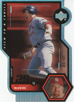 1999 Upper Deck View to a Thrill Quadruple #V23 Mark McGwire