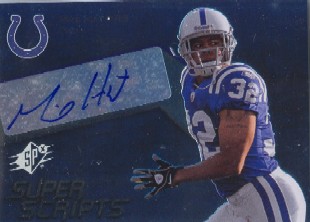 2008 SPx Super Scripts Autographs #SSS57 Mike Hart