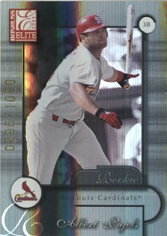 2001 Donruss Elite #156 Albert Pujols SP RC