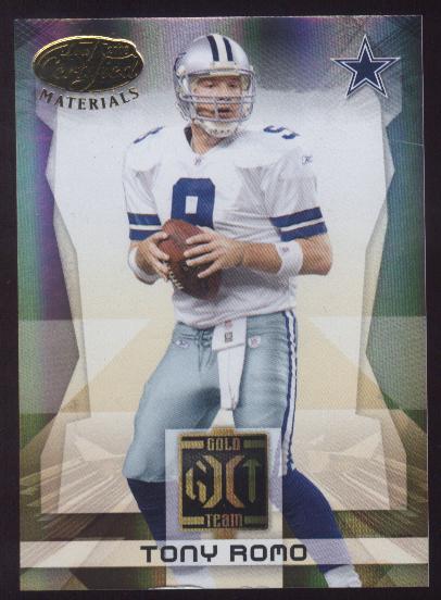 2008 Leaf Certified Materials Gold Team Mirror #3 Tony Romo