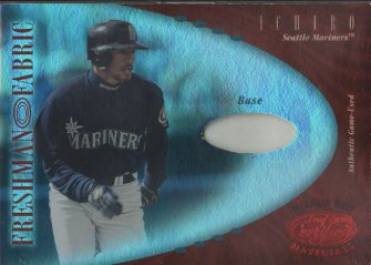 2001 Leaf Certified Materials Mirror Red #146 Ichiro Suzuki FF Base