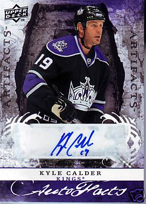 2008-09 Artifacts Autofacts #AFKC Kyle Calder