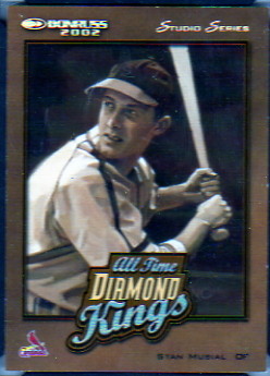 2002 Donruss All-Time Diamond Kings Studio Series #8 Stan Musial