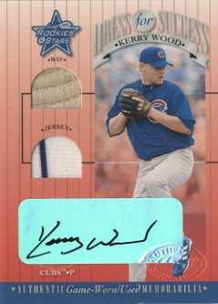 2001 Leaf Rookies and Stars Dress for Success Autographs #DFS17 Kerry Wood