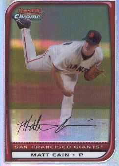 2008 Bowman Chrome Refractors #93 Matt Cain