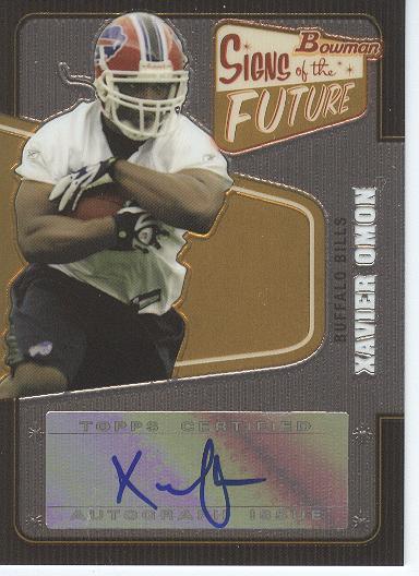 2008 Bowman Signs of the Future #SFXO Xavier Omon D