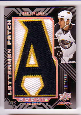 2008-09 UD Black #64 Boris Valabik RC