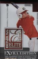 1 SEALED PACK : 2008 Donruss Elite Extra Edition Baseball Sealed Hobby Pack - ( Possible Autographs & Memorabilia Cards! ) (Includes Autos for Top Draft Picks for 2008)  