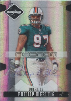 2008 Leaf Limited #280 Phillip Merling AU/299 RC