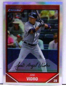 2007 Bowman Chrome Refractors #57 Jose Vidro
