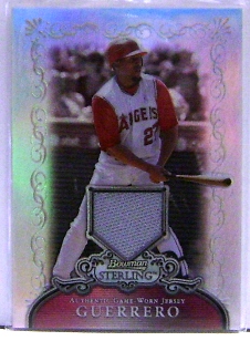 2006 Bowman Sterling Refractors #VG Vladimir Guerrero Jsy