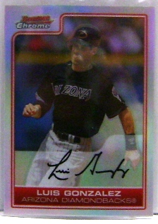 2006 Bowman Chrome Refractors #151 Luis Gonzalez