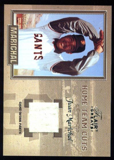 2003 Flair Greats Home Team Cuts Game Used #7 Juan Marichal Pants