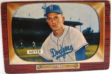 1955 Bowman #196 Russ Meyer