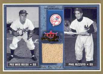 2002 Fleer Fall Classics Rival Factions Game Used #39 Pee Wee Pants-Rizzuto/250