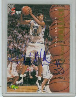 1995 Classic Five Sport Autographs #4 Rasheed Wallace SP