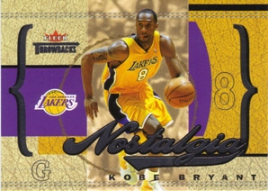 2004-05 Fleer Throwbacks Nostalgia #2 Kobe Bryant/1996