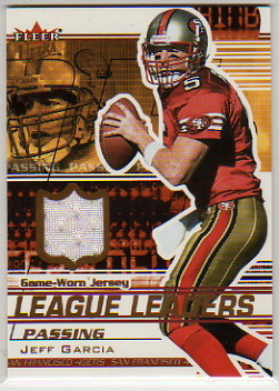 2002 Ultra League Leaders Memorabilia #6 Jeff Garcia