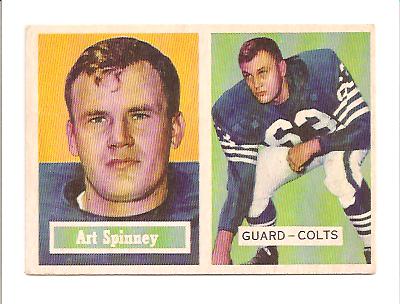 1957 Topps #17 Art Spinney