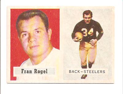 1957 Topps #27 Fran Rogel