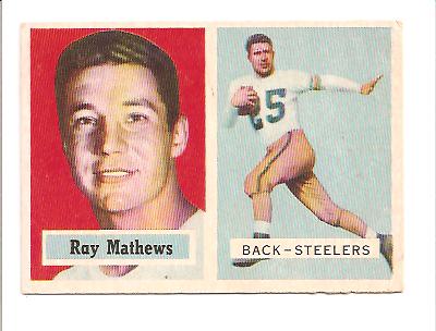 1957 Topps #63 Ray Mathews