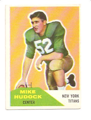 1960 Fleer #23 Mike Hudock RC