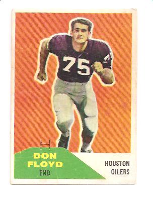 1960 Fleer #113 Don Floyd RC